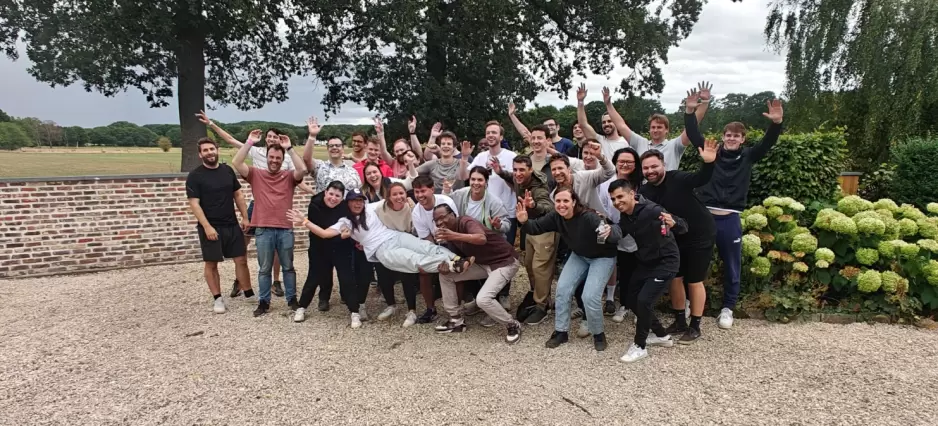 Groepsfoto Wittehoef Locatevents teambuilding