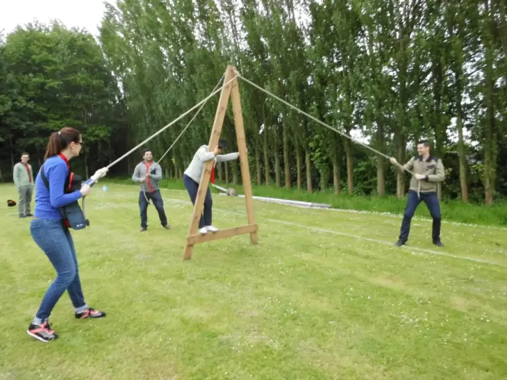 wandellende A locat events teambuilding