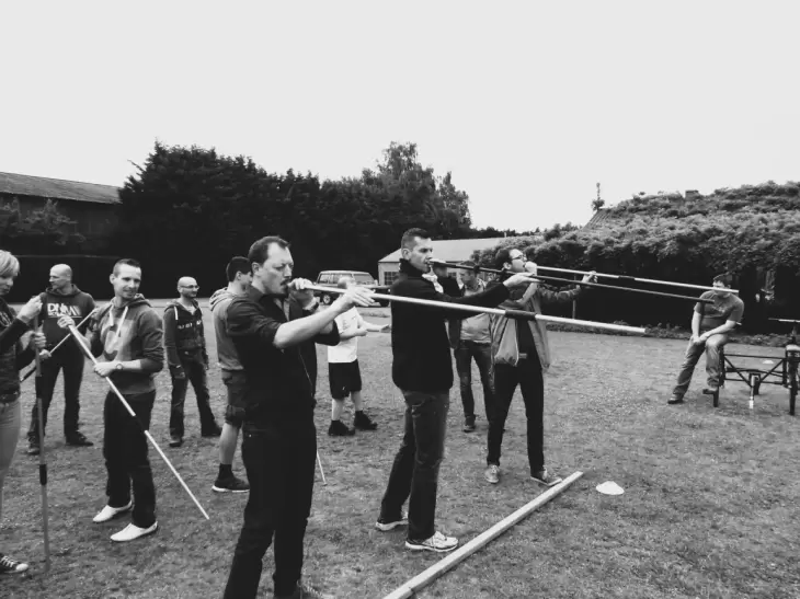 Wild West blaaspijp schieten teambuilding locatevents kempen 