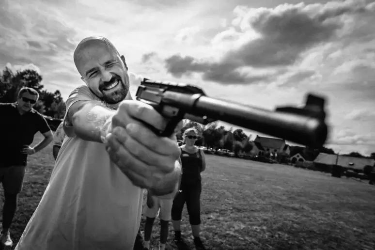 Wild West pistool teambuilding locatevents kempen 